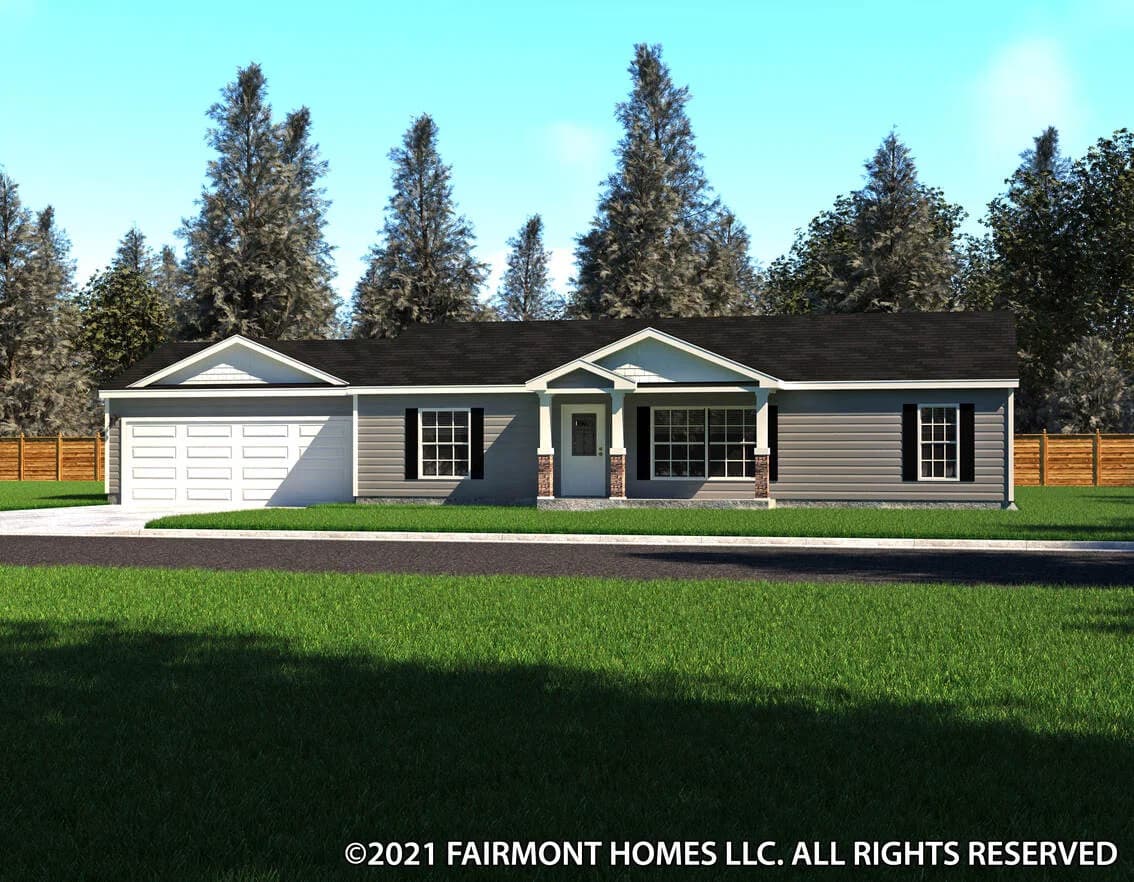 Buckingham 92544k hero, elevation, and exterior home features
