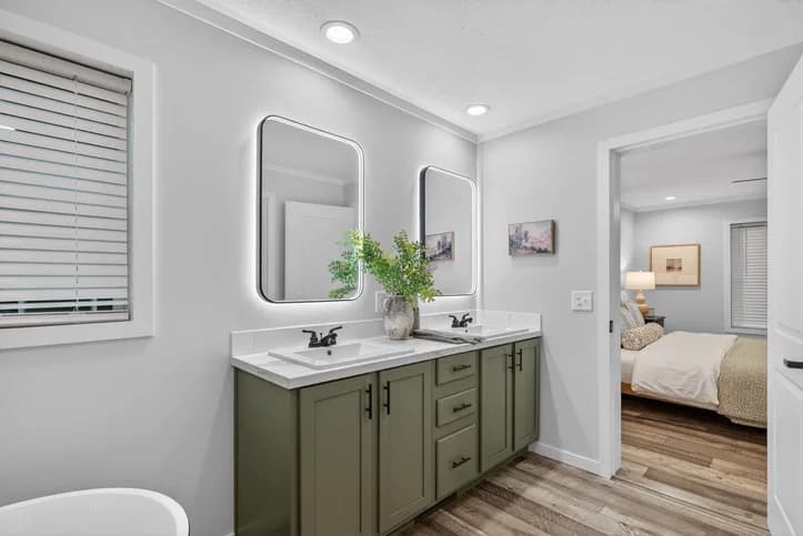 Axis bathroom home features