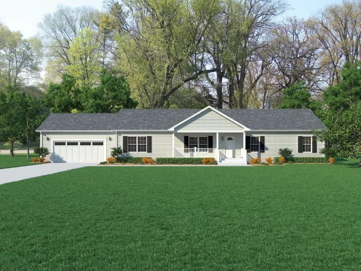 Allen town series jr22a hero, elevation, and exterior home features