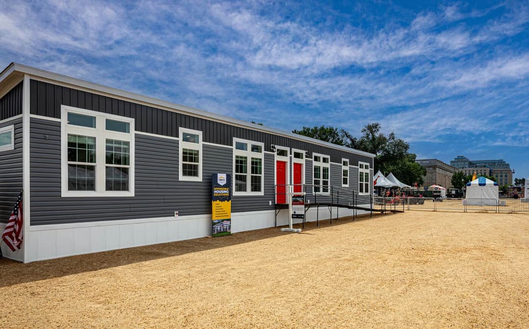 Blue ridge duplex elevation and exterior home features