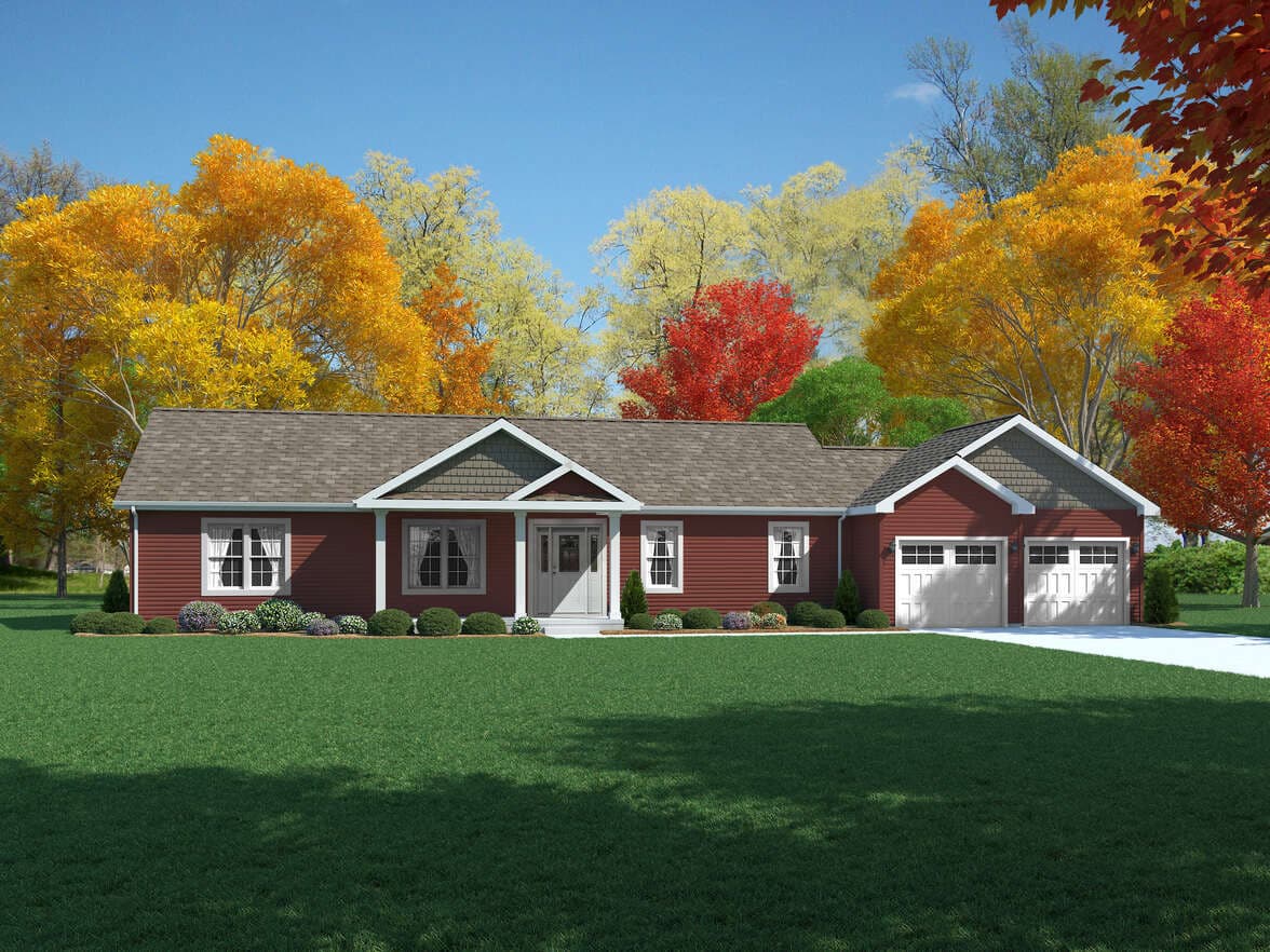 Newport 92574k hero, elevation, and exterior home features