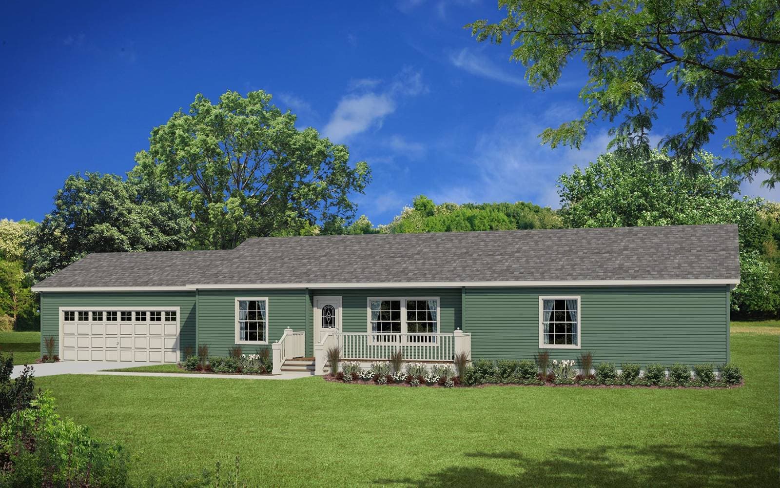 Lexington c208 elevation and exterior home features