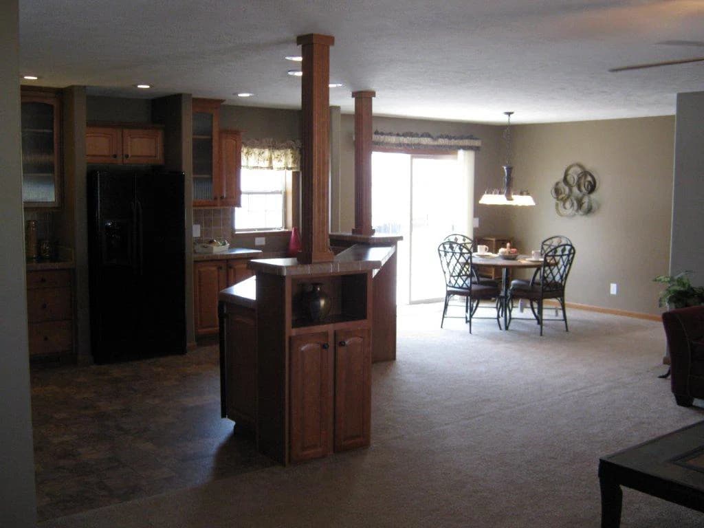 Oakwood interior home features