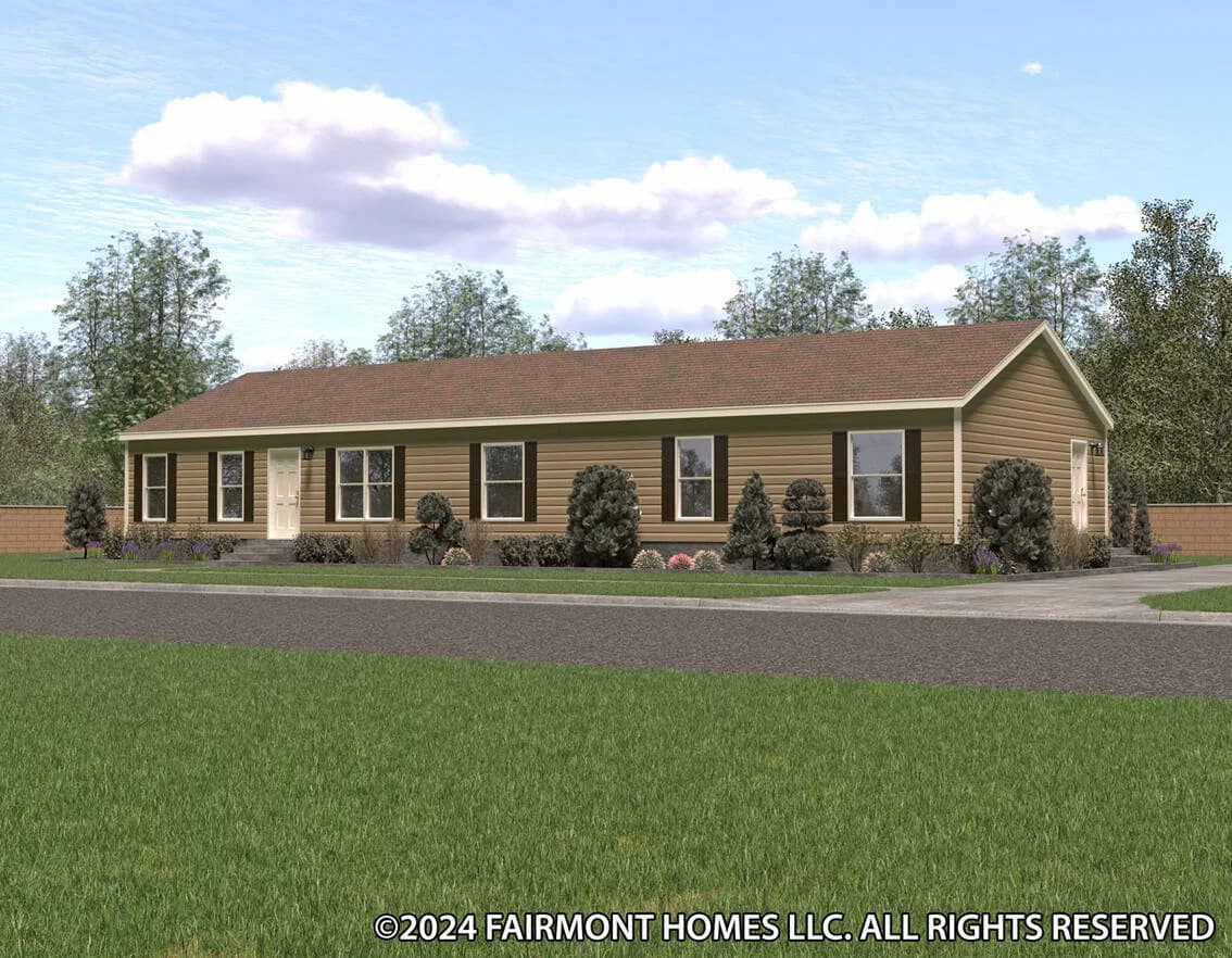 Morse 24022 hero, elevation, and exterior home features