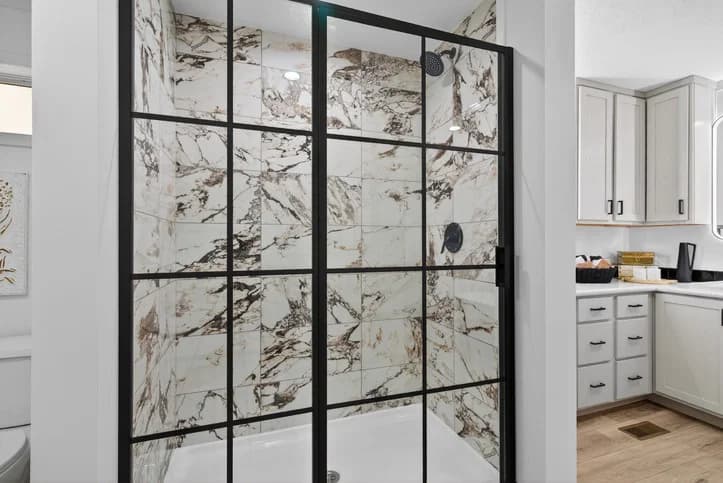 Aura bathroom home features