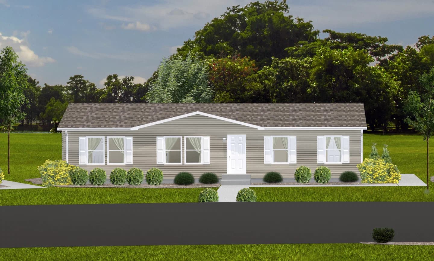 Limited 1 elevation and exterior home features