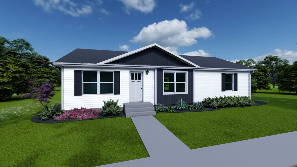 Landmark flex hero and exterior home features
