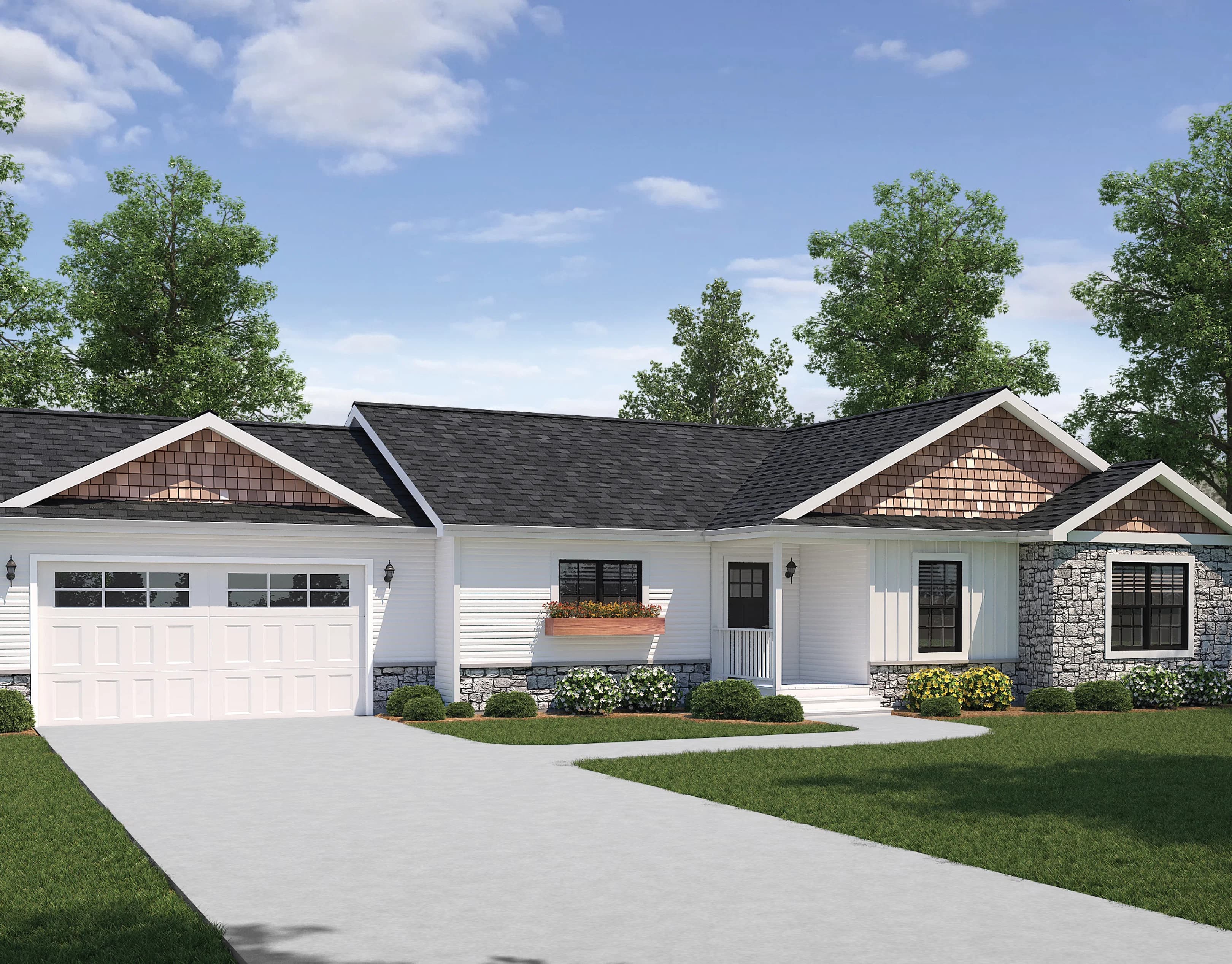 Millark er12 elevation, hero, and exterior home features