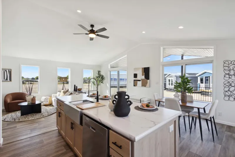 Wood manor d505 kitchen home features